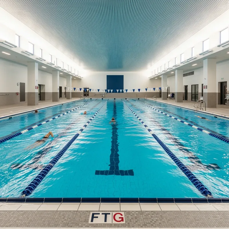 Indoor swimming pool at community centre