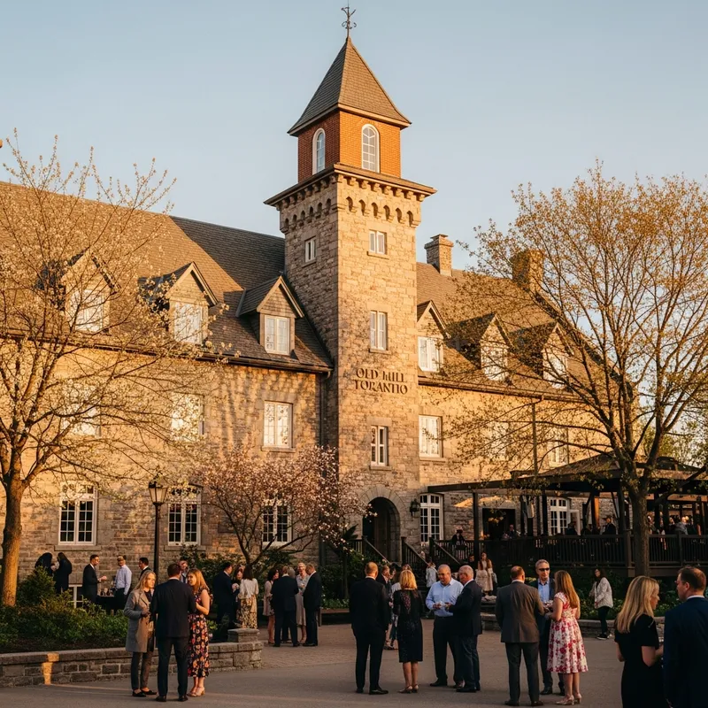 Old Mill Toronto historic stone manor elegant Easter brunch venue