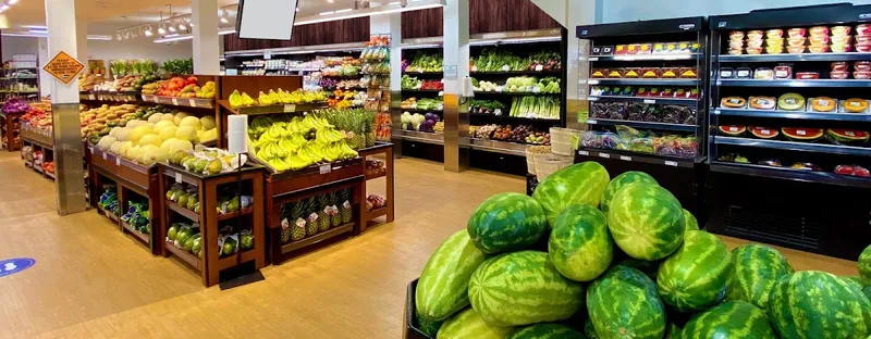 Savours Fresh Market kosher supermarket interior on Bathurst St