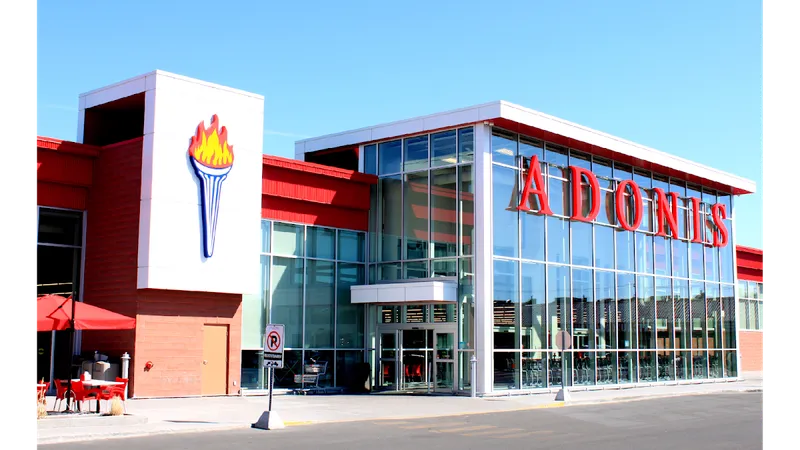 Adonis supermarket exterior, 1900 Victoria Park Ave, Scarborough