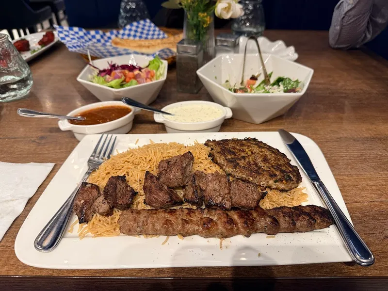 Afghan cuisine dishes at Bread & Salt Afghan Cuisine in Toronto