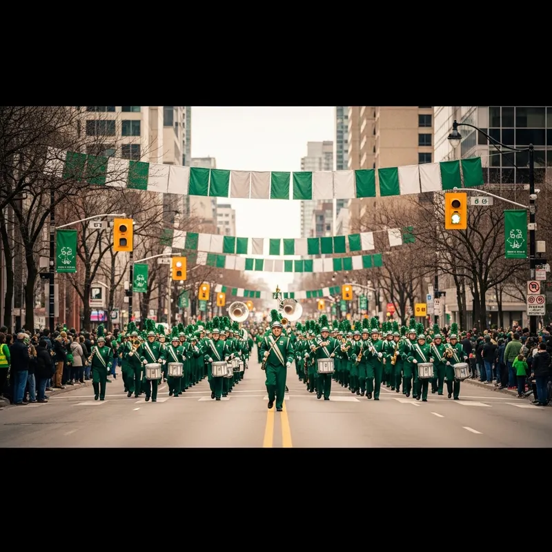 Toronto St. Patrick's Day Parade 2026 on Bloor Street