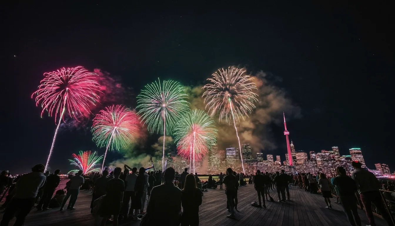 Victoria Day fireworks and long-weekend events in North York