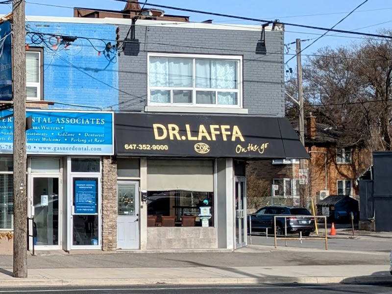 Dr. Laffa chicken shawarma on fresh laffa bread