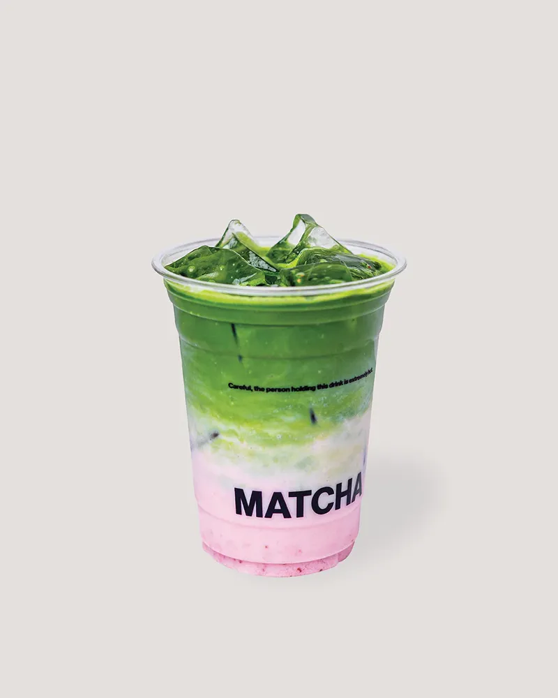 Matcha Cafe Maiko gold leaf matcha soft serve