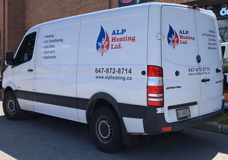 ALP Heating branded service van