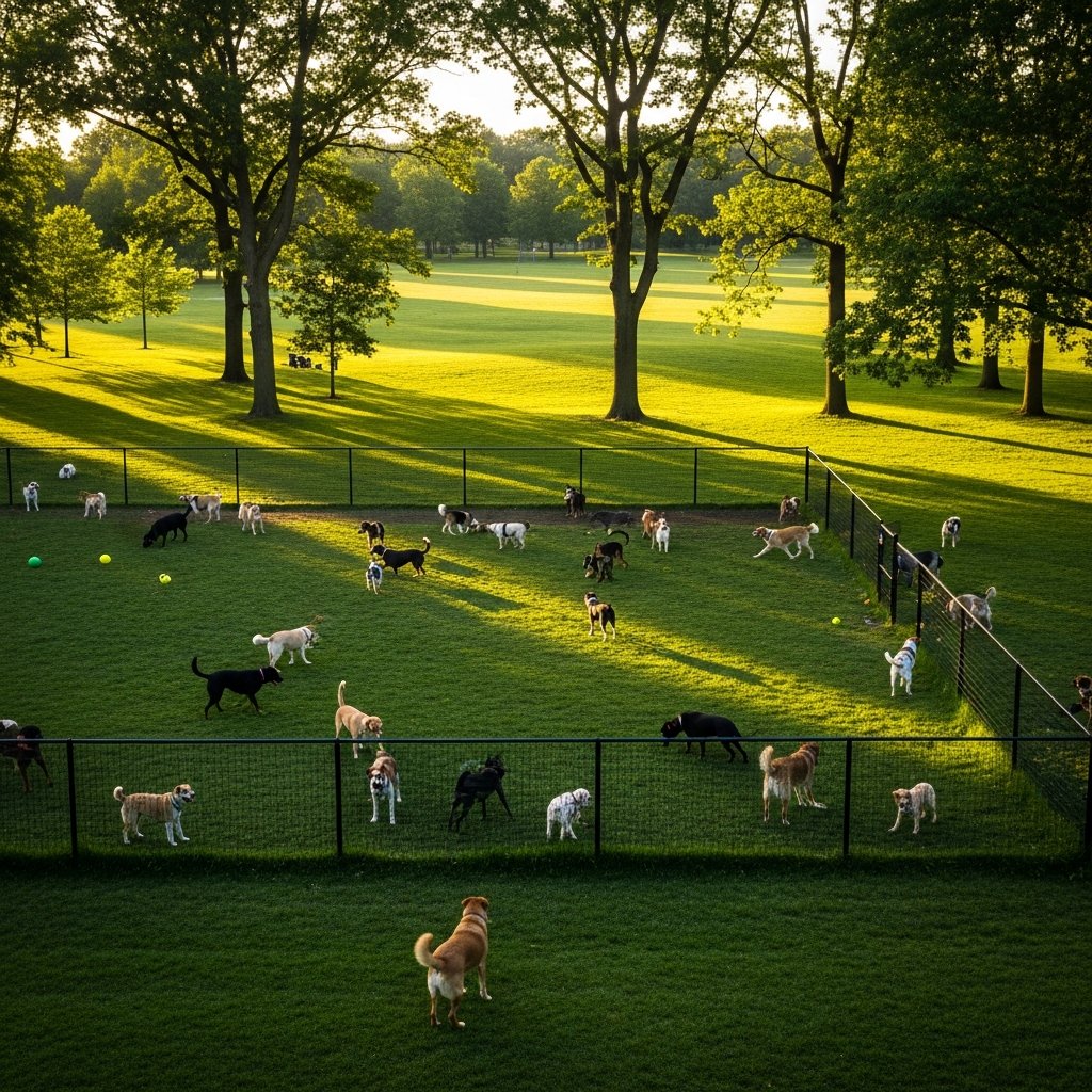 Off-leash dog parks and pet-friendly spaces in North York