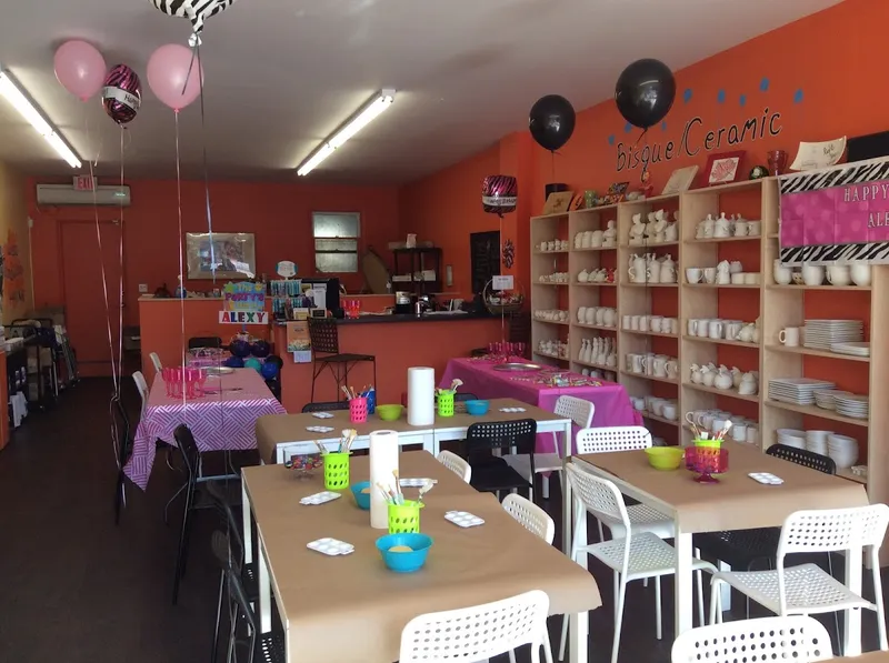 Fusion Artz Cafe pottery painting studio
